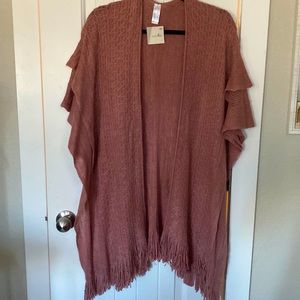 NWT - Pink kimono sweater